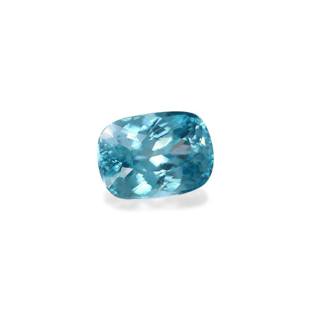 Blauer Zirkon lengte KISSEN Blau 9.37 karaten