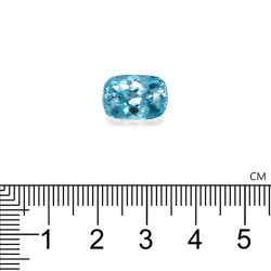 Blauwe Zirkoon kussen geslepen Blauw 9.37 karaat