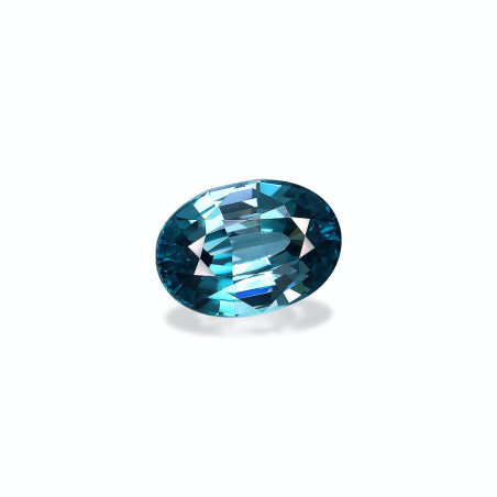 OVAL-cut Blue Zircon Blue 21.89 carats