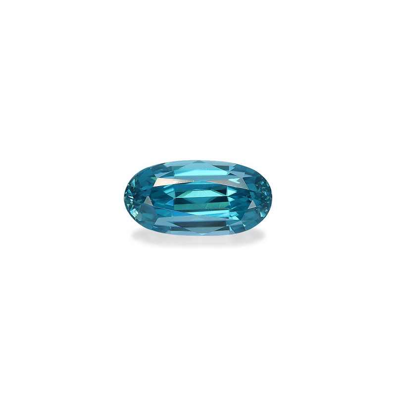 Zircon Bleu taille OVALE Bleu 3.86 carats