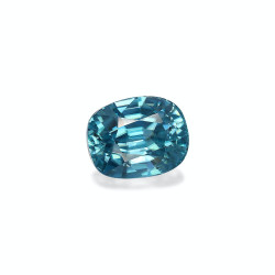 Blauwe Zirkoon kussen gesneden Blauw 5.31 karaat