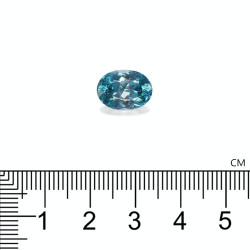 Ovale Blauwe Zirkoon Blauw 6.12 karaat