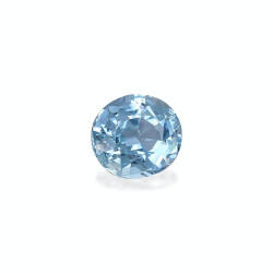 Ovaal geslepen Baby Blauwe Aquamarijn van 4,60 karaat