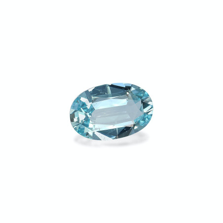 海蓝宝 taille 椭圆形 北极蓝 5.36 carats
