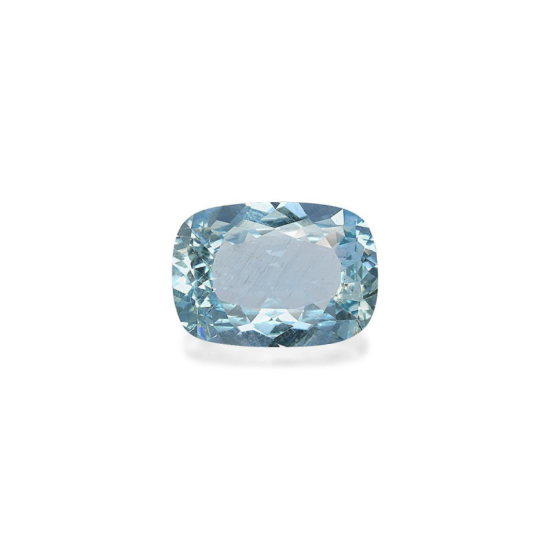 CUSHION-cut Aquamarine Baby Blue 3.89 carats