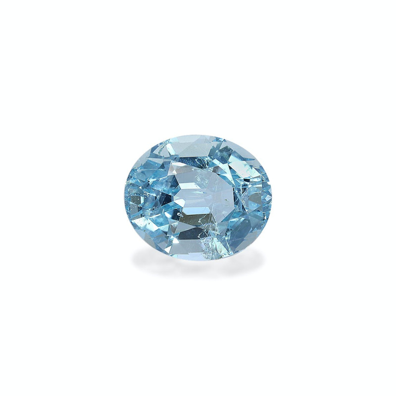 OVAL-cut Aquamarine Baby Blue 3.25 carats