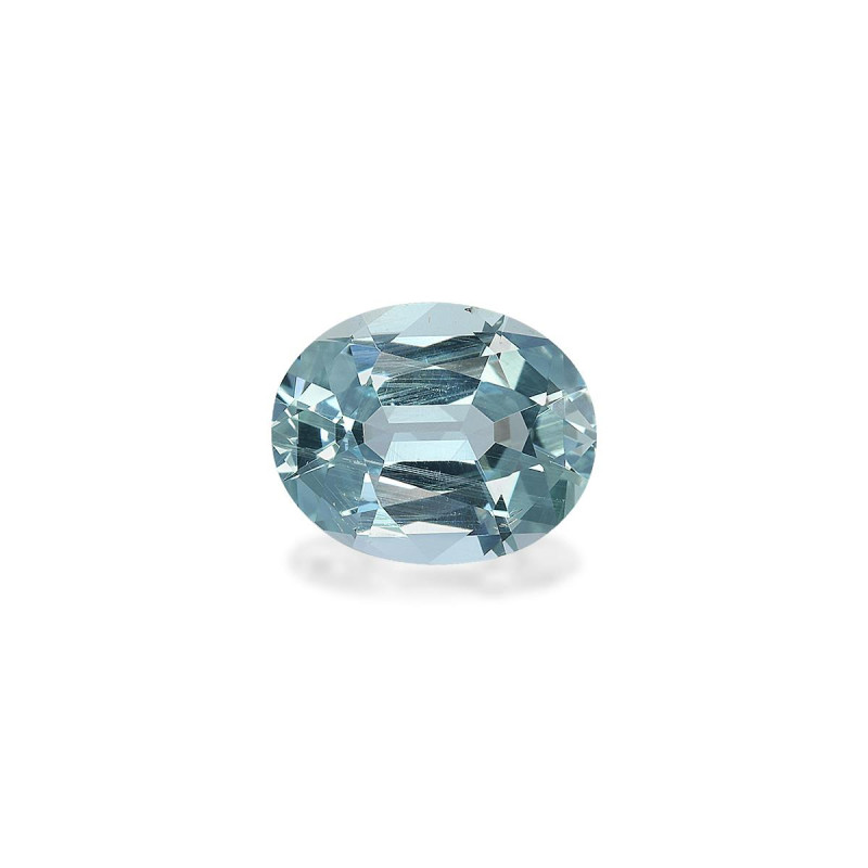 Aguamarina taille OVALE Baby Blue 3.98 carats