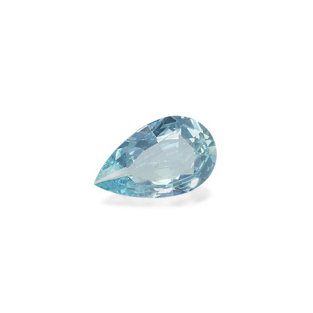 海蓝宝 taille 梨子 蔚蓝色的婴儿 2.57 carats