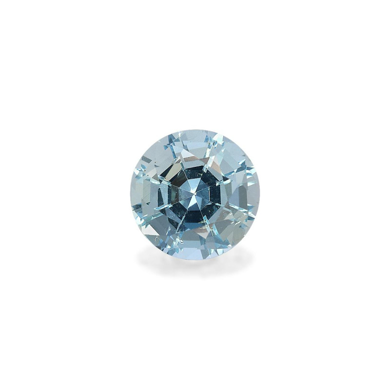 ROUND-cut Aquamarine Baby Blue 1.72 carats