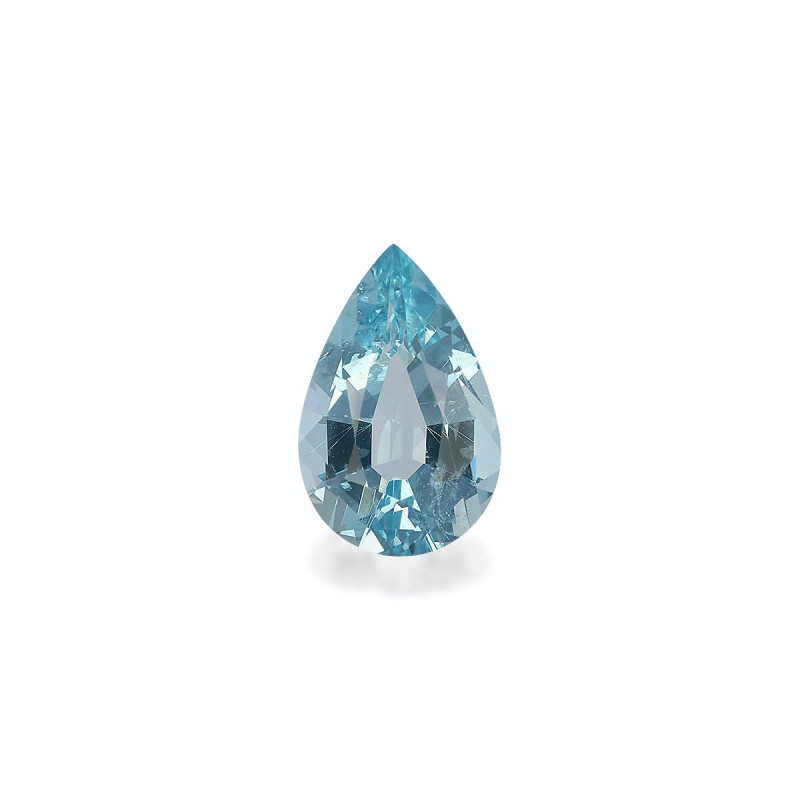 Aguamarina taille Poire Ice Blue 3.54 carats