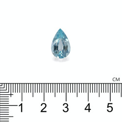 Peervormige IJsblauwe Aquamarijn van 3,54 karaat