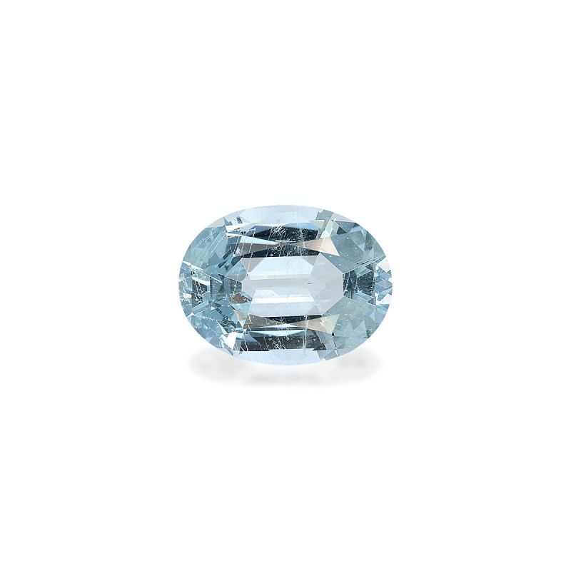 Aigue-Marine taille OVALE Baby Blue 9.12 carats