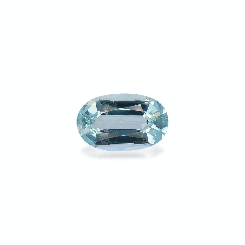 Aigue-Marine taille OVALE Baby Blue 6.98 carats