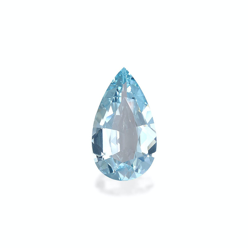 Aguamarina taille Poire Baby Blue 22.02 carats