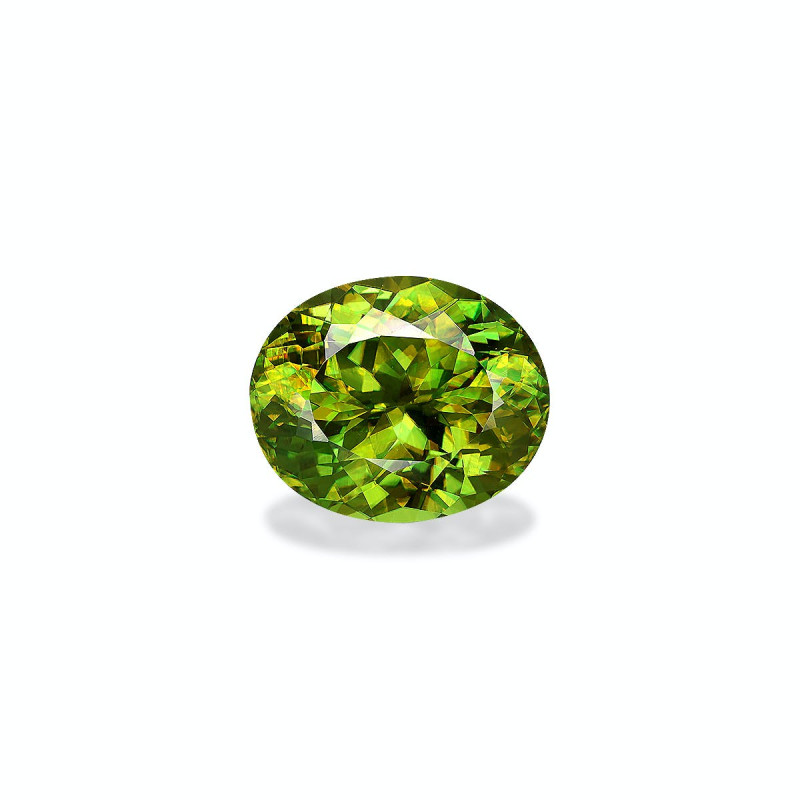 OVAL-cut Sphene Green 16.31 carats