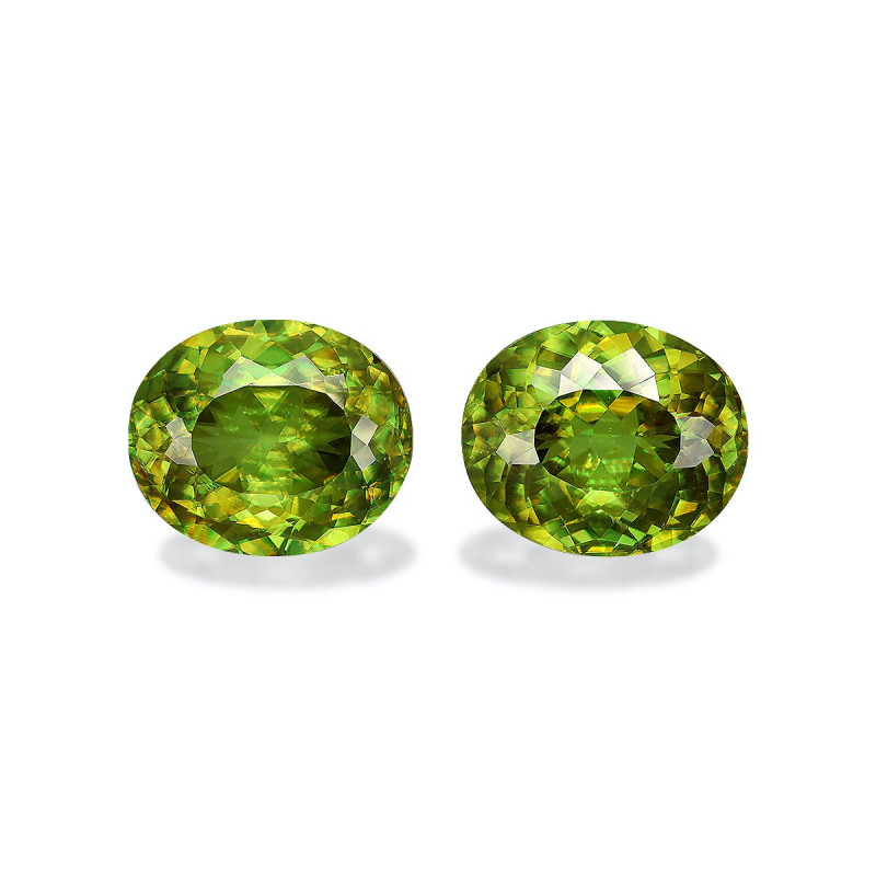 OVAL-cut Sphene Green 21.80 carats