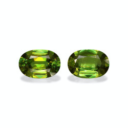 钛鈦矿 taille 靠垫 绿色 18.19 carats