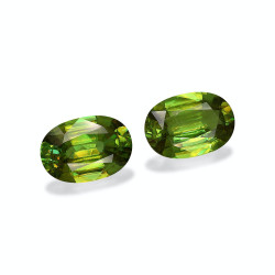 Sphene kussen geslepen Groen 18.19 karaat