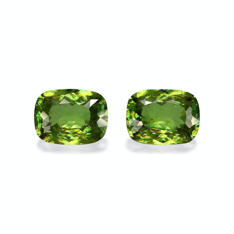 CUSHION-cut Sphene Green 15.76 carats