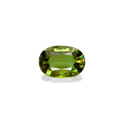 Sphen lengte OVAL Gr&uuml;n 12.33 karaten