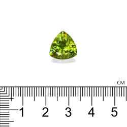 Trilliant geslepen Lime Green Sphene van 5,47 karaat
