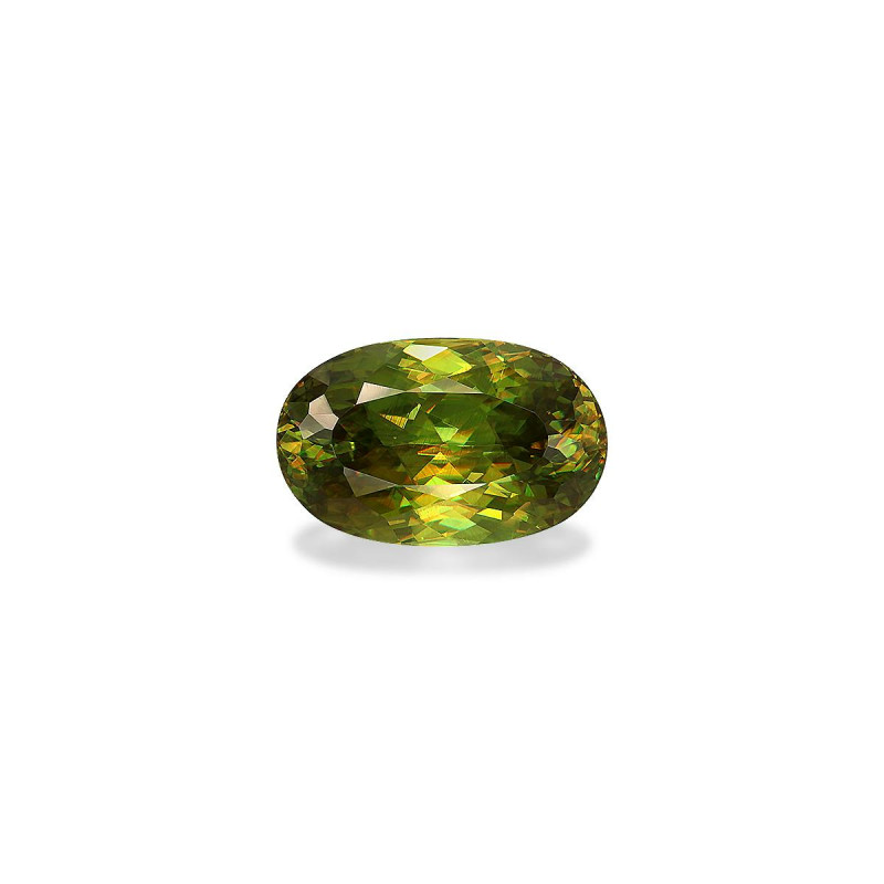 Sphene taille OVALE Vert 10.90 carats