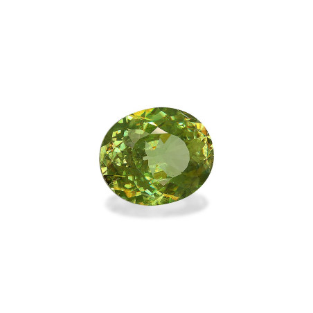 Esfena taille OVALE Lime Green 6.89 carats