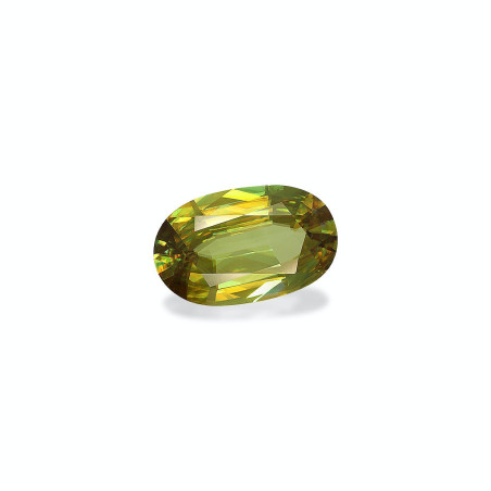 Sphene taille OVALE Lime Green 6.49 carats