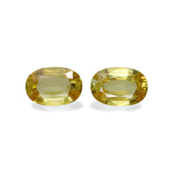 Sphene ovale snit Lemon Yellow 13,62 karaat