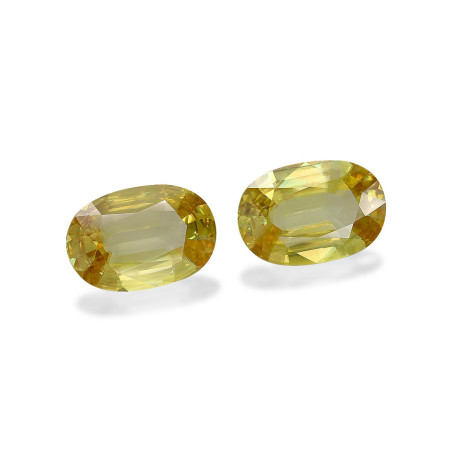 Sphene taille OVALE Lemon Yellow 13.62 carats