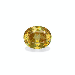 Sphene taille OVALE 黄色 6.07...