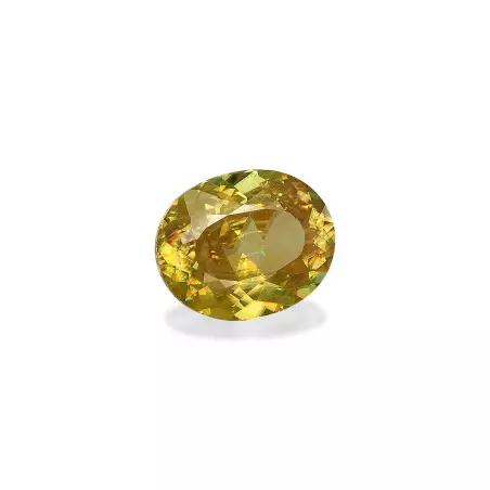 Sphene taille OVALE Yellow 6.07 carats