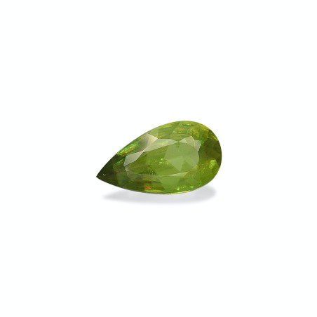 Esfena taille Poire Lime Green 4.71 carats