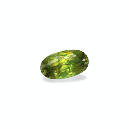 Esfena taille OVALE Lime Green 7.15 carats