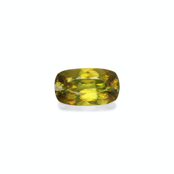 钛鈦矿 taille 靠垫 青柠绿 6.42 carats