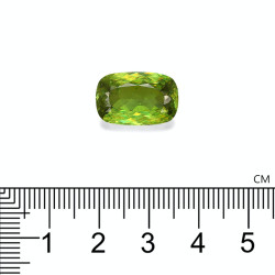 Sphene kussen geslepen Lime Groen 8.83 karaat