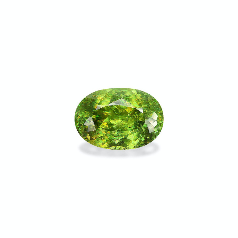 Sphene taille OVALE Lime Green 12.00 carats