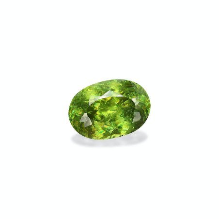 Esfena taille OVALE Lime Green 12.00 carats