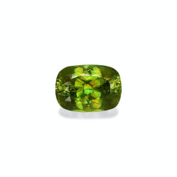 CUSHION-cut Sphene Lime...