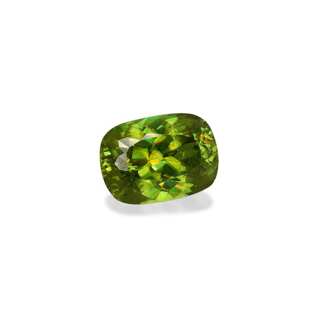 Esfena taille COUSSIN Lime Green 9.60 carats