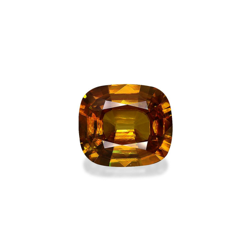 OVAL-cut Sphene Honey Yellow 24.98 carats