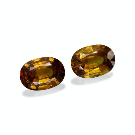 Sphene taille OVALE Golden Yellow 16.80 carats