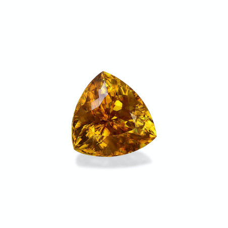 Esfena taille Trilliant Jaune Miel 14.72 carats