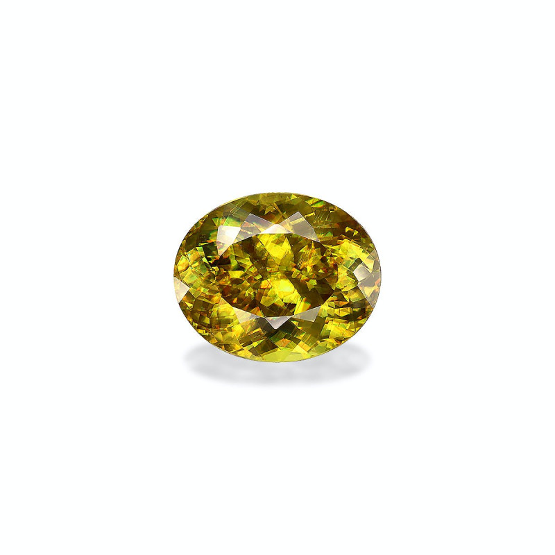 Sphene taille OVALE  10.51 carats
