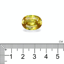 Sphene ovale snit Lemon Yellow 11.13 karaat