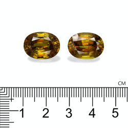 Ovale geslepen Sphene 22.03 karaat