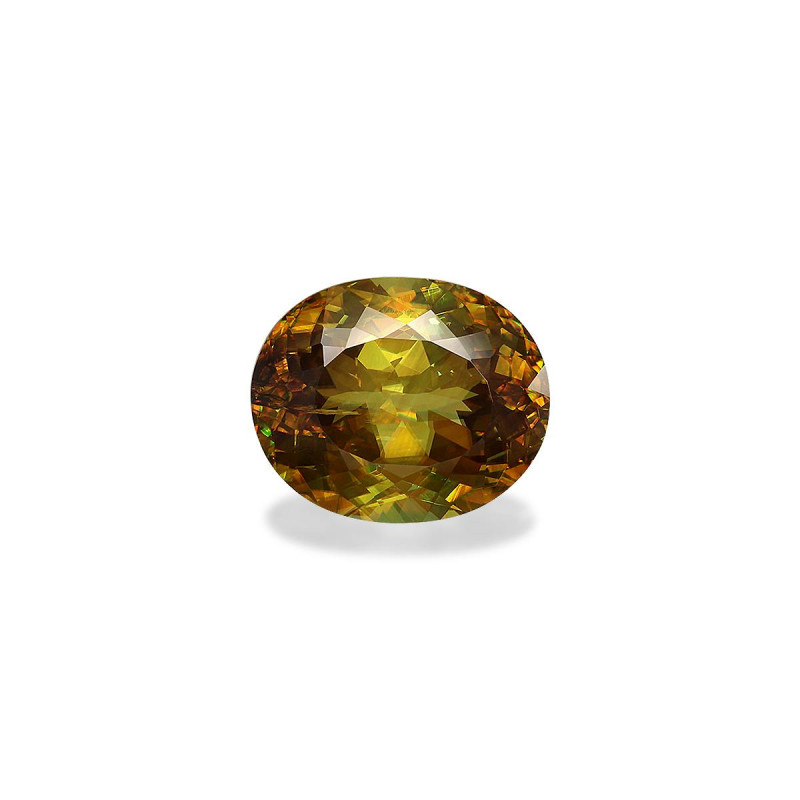 OVAL-cut Sphene  6.51 carats