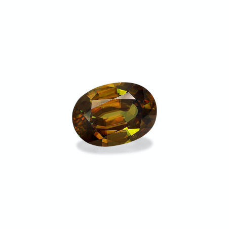 Esfena taille OVALE Moss Green 6.89 carats