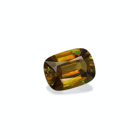 Esfena taille COUSSIN Moss Green 7.04 carats