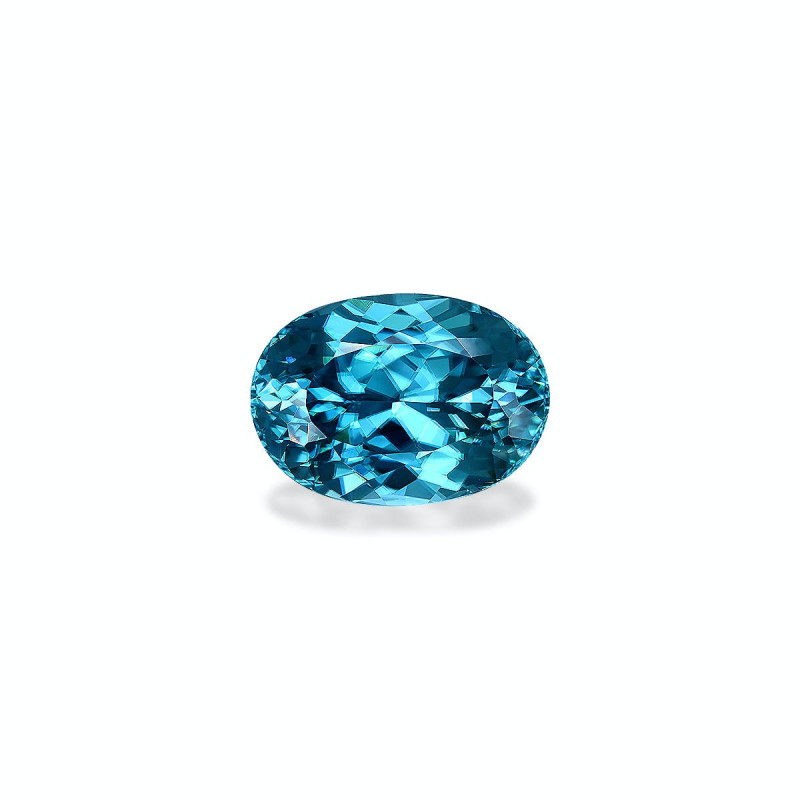 Zircon Bleu taille OVALE Cobalt Blue 15.67 carats